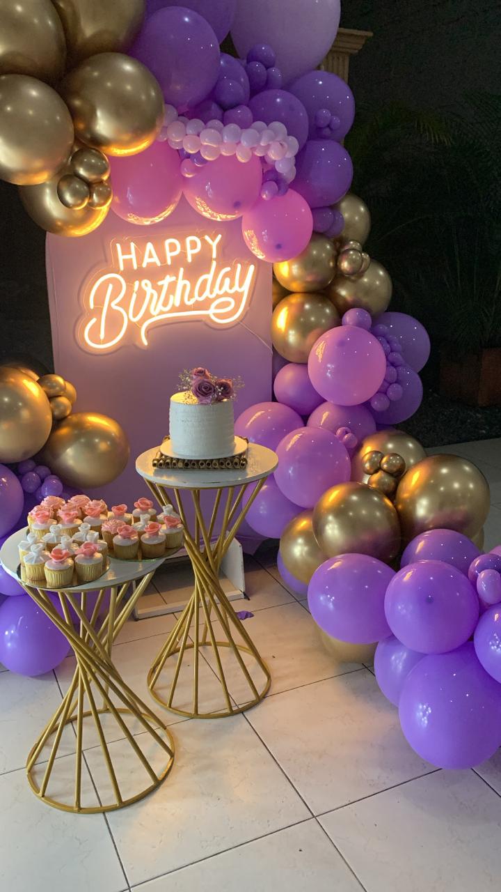 Decoración de cumpleaños personalizada